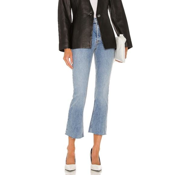 Anine Bing Denim - Annie Bing Lara Kick Flare blue Jeans Light Wash quiet luxury classicore Size 25